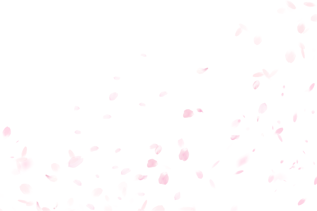 桜の花びらのイラスト（右下）